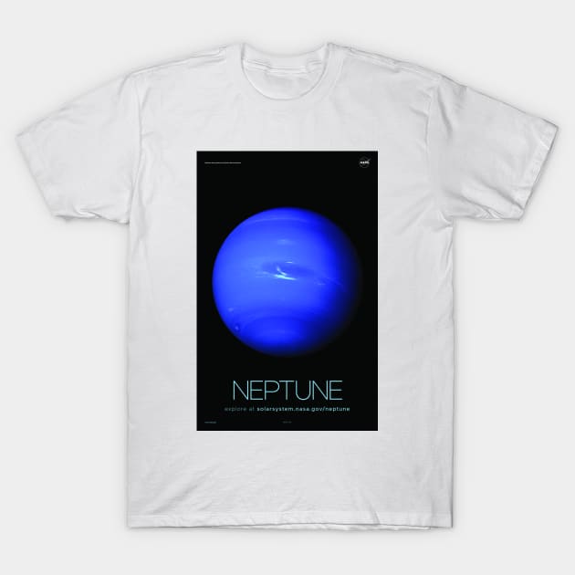 Neptune, God Of The Sea | Solar System & Beyond T-Shirt by rocketshipretro